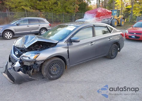 2017 Nissan Sentra S z USA, uszkodzony, nr VIN 3N1AB7AP4HL642015